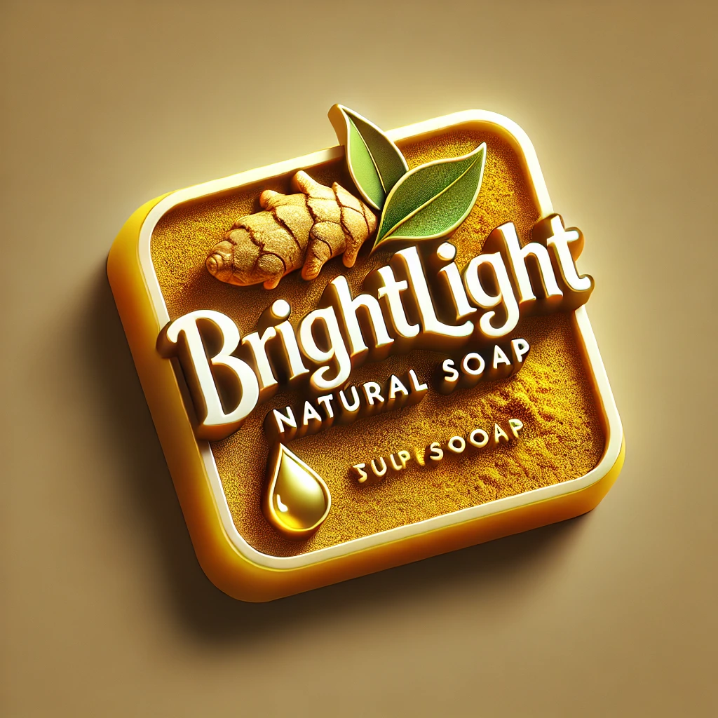 Brightlight Moisturizing Turmeric Soap Organic Natural