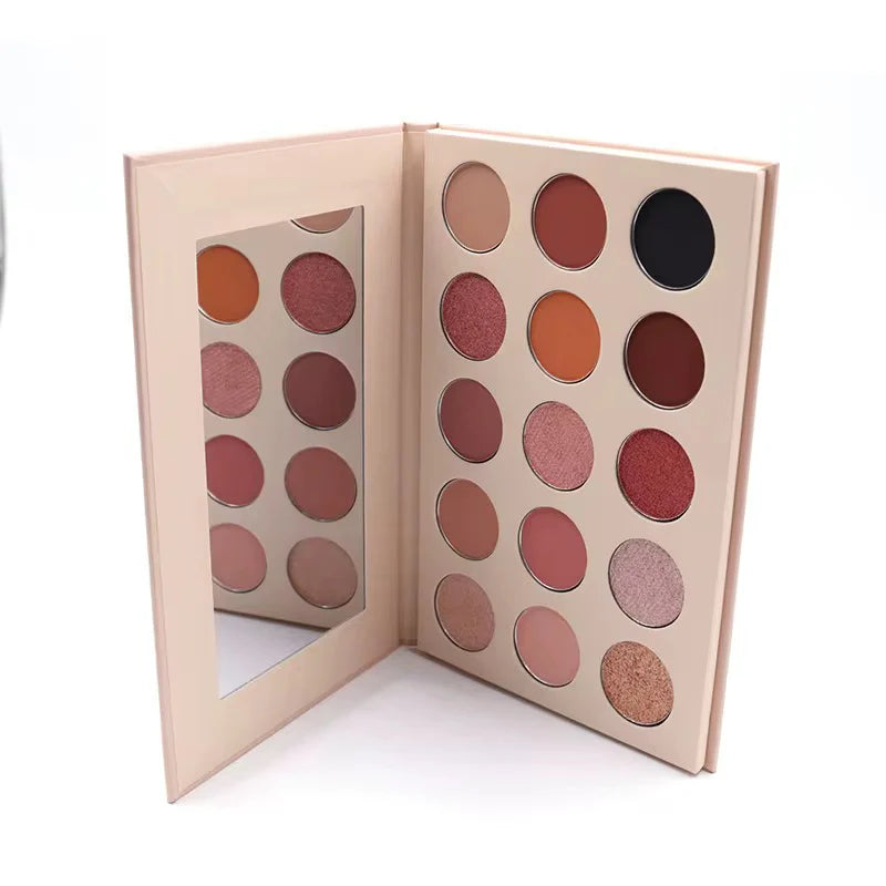 Low MOQ Private Label 15 Color Eyeshadow Palette High Pigment Makeup Palette Eyeshadow Palettes