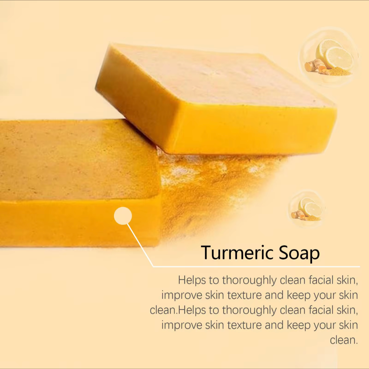 Brightlight Moisturizing Turmeric Soap Organic Natural